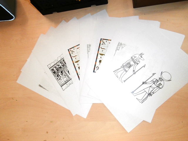 Kunstwerkstatt mit H - Ägypten - 04.02.2019